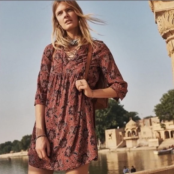 madewell silk floral dress Sophia Midi Dress in Floating Floral